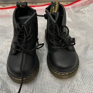 Dr. Martens TODDLER 1460 SOFTY T LEATHER LACE UP BOOTS Size 5 New in Box